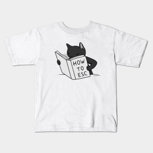 Apprentice Escapee Cat Kids T-Shirt